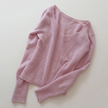 Arrow Blouse | meget flatterende og blød, strikket af Cashmere 6/28 fra Pascuali