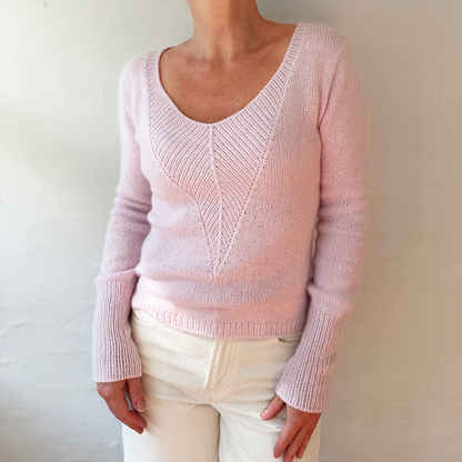 Arrow Blouse | meget flatterende og blød, strikket af Cashmere 6/28 fra Pascuali