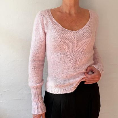 Arrow Blouse | meget flatterende og blød, strikket af Cashmere 6/28 fra Pascuali