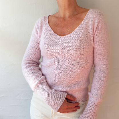 Arrow Blouse | meget flatterende og blød, strikket af Cashmere 6/28 fra Pascuali