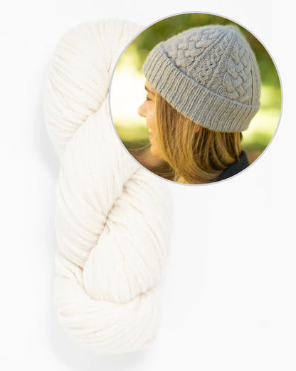 Cappello Ode | delicato motivo a treccia in Far di Woolfolk