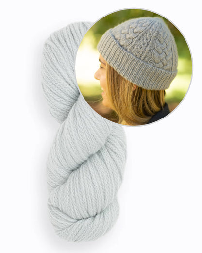 Cappello Ode | delicato motivo a treccia in Far di Woolfolk