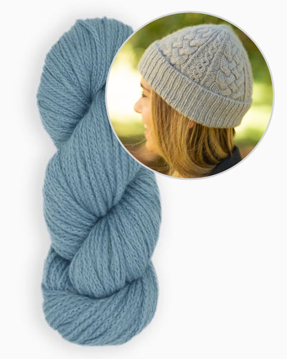 Cappello Ode | delicato motivo a treccia in Far di Woolfolk