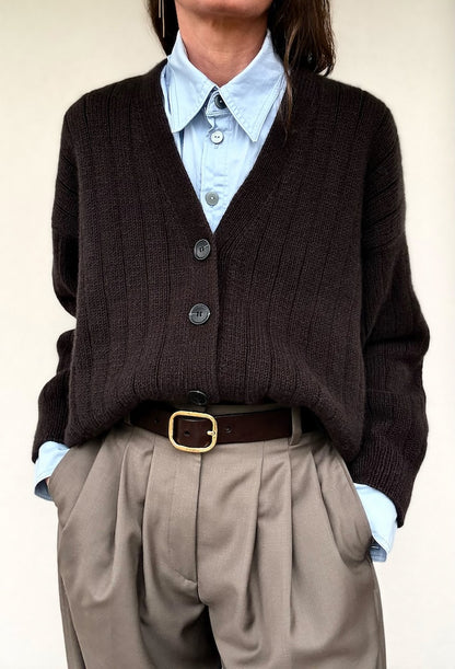 Cardigan a righe | classica e bella giacca Sayama di Pascuali