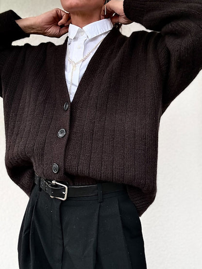 Cardigan a righe | classica e bella giacca Sayama di Pascuali