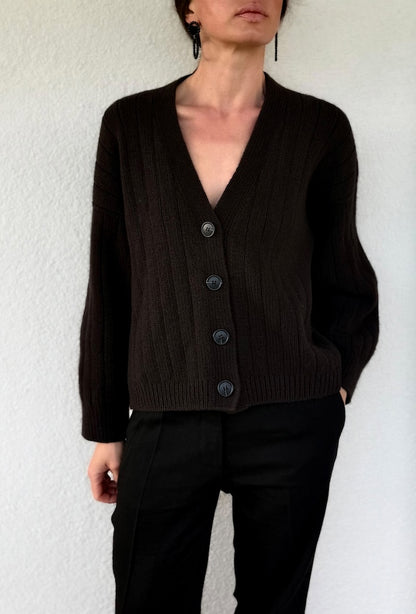 Cardigan a righe | classica e bella giacca Sayama di Pascuali