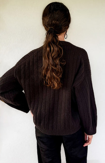 Cardigan a righe | classica e bella giacca Sayama di Pascuali