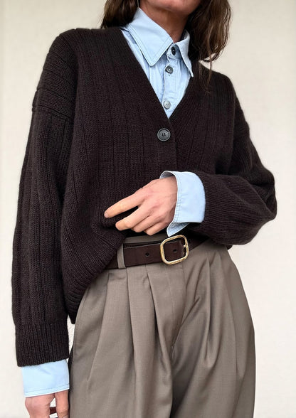 Cardigan a righe | classica e bella giacca Sayama di Pascuali