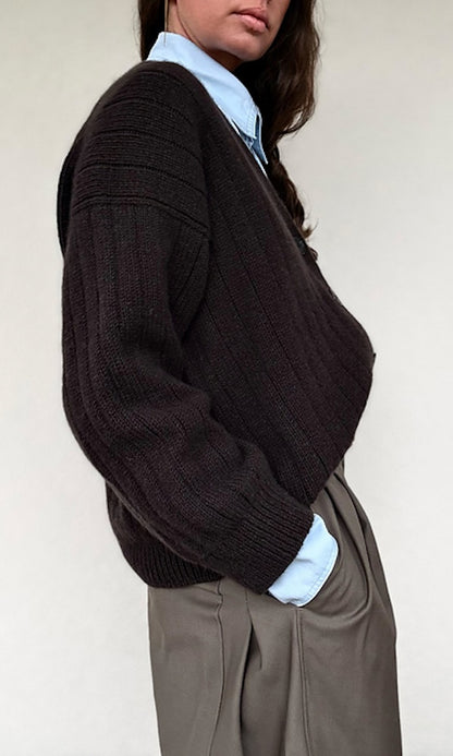 Cardigan a righe | classica e bella giacca Sayama di Pascuali