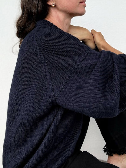 Refined Shoulder Sweater | afslappet elegant i Lovely Merino Treat fra Rosy Green Wool