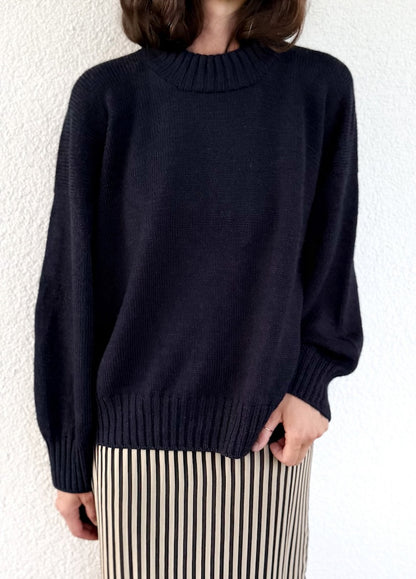 Refined Shoulder Sweater | afslappet elegant i Lovely Merino Treat fra Rosy Green Wool