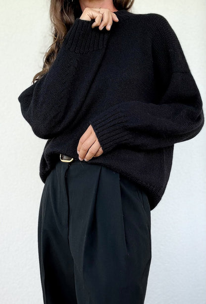 Refined Shoulder Sweater | afslappet elegant i Lovely Merino Treat fra Rosy Green Wool