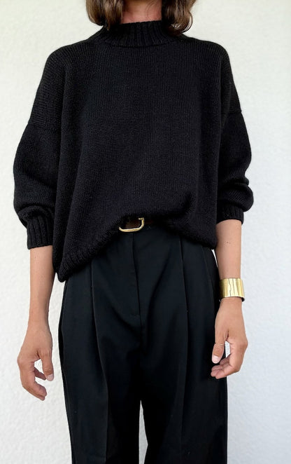 Refined Shoulder Sweater | afslappet elegant i Lovely Merino Treat fra Rosy Green Wool