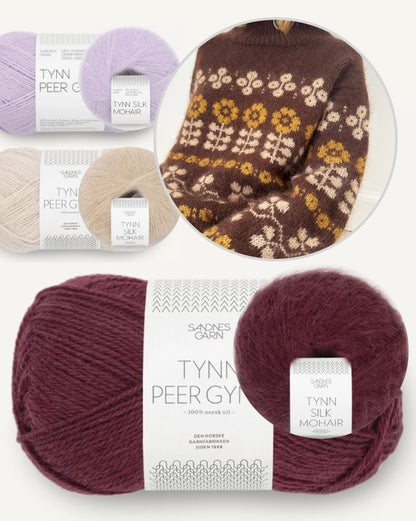 Mona Sweater | Postcard from the 70s aus Tynn Peer Gynt und Tynn Silk Mohair von Sandnes Garn
