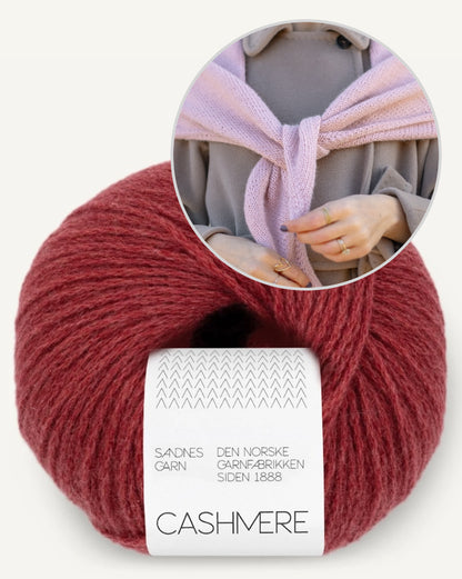 One More Row Scarf | super einfach aus Cashmere von Sandnes Garn