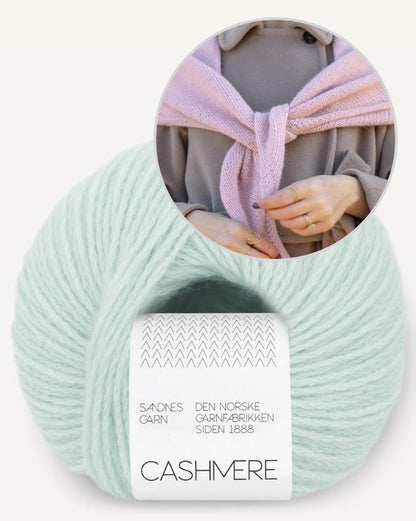 One More Row Scarf | super einfach aus Cashmere von Sandnes Garn