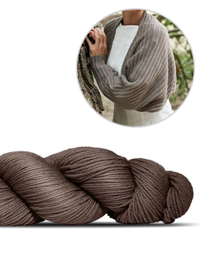 Open Horizon Bolero | super polyvalent, tricoté en Cheeky Merino Joy de Rosy Green Wool