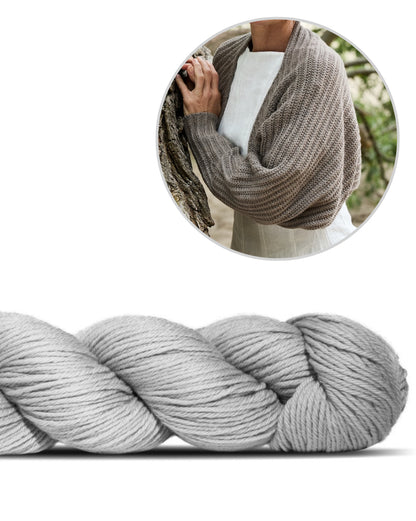 Open Horizon Bolero | super polyvalent, tricoté en Cheeky Merino Joy de Rosy Green Wool