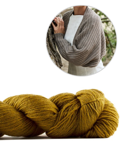 Open Horizon Bolero | super polyvalent, tricoté en Cheeky Merino Joy de Rosy Green Wool