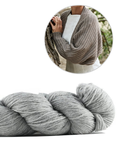 Open Horizon Bolero | super polyvalent, tricoté en Cheeky Merino Joy de Rosy Green Wool