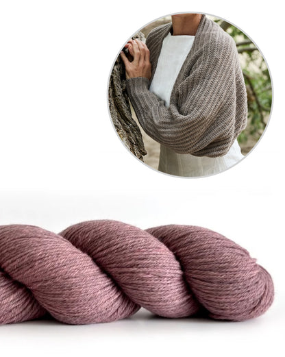 Open Horizon Bolero | super polyvalent, tricoté en Cheeky Merino Joy de Rosy Green Wool