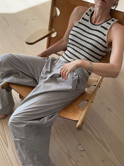 Lined Loop Top | Charming stripes made from Wild & Soft by Gepard Garn