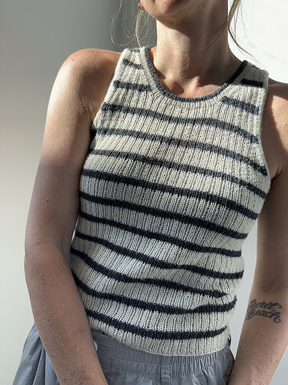 Lined Loop Top | Charming stripes made from Wild & Soft by Gepard Garn