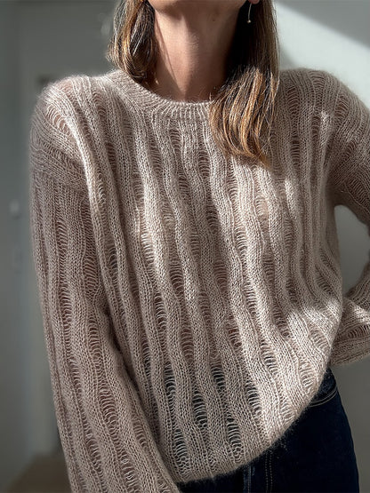 Ripple Loop Sweater | zarte Mohairbluse aus Le Petit Silk & Mohair von Biches & Bûches