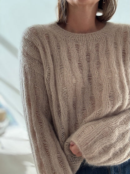 Ripple Loop Sweater | zarte Mohairbluse aus Le Petit Silk & Mohair von Biches & Bûches