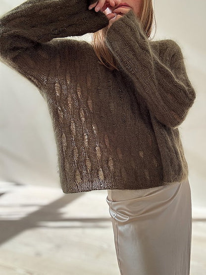 Ripple Loop Sweater | zarte Mohairbluse aus Le Petit Silk & Mohair von Biches & Bûches