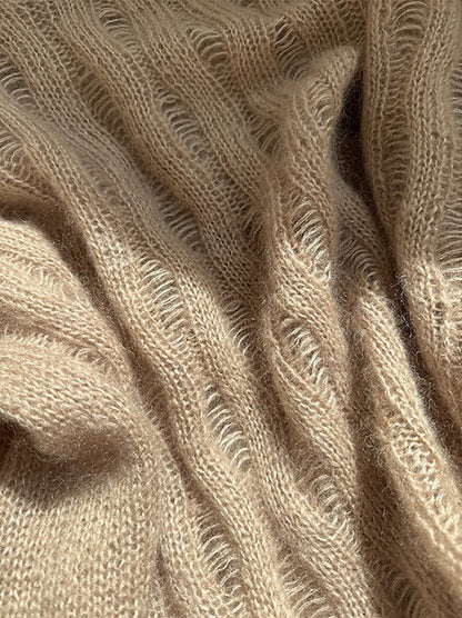 Ripple Loop Sweater | zarte Mohairbluse aus Le Petit Silk & Mohair von Biches & Bûches