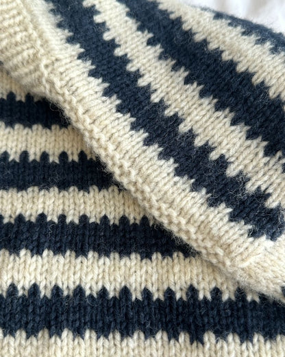 Otto Sweater Kids | Rayures contrastées avec Atlas de Sandnes Garn