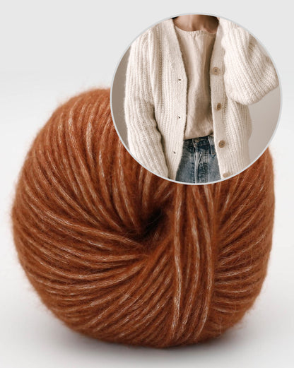 Cardigan Oversized Seasons | douillet et ultra doux en Brisa de BC Garn