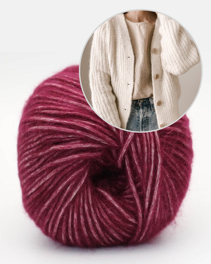 Cardigan Oversized Seasons | douillet et ultra doux en Brisa de BC Garn