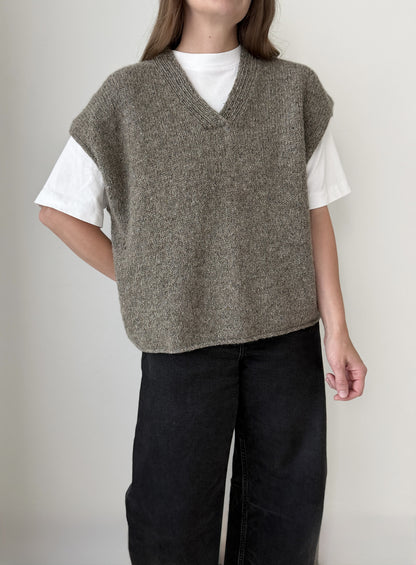 Moon Set Slipover | afslappet basisvest i Le Lambswool fra Biches & Bûches