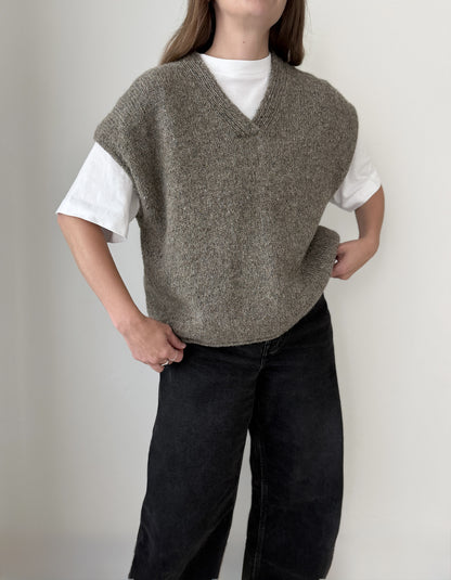 Moon Set Slipover | afslappet basisvest i Le Lambswool fra Biches & Bûches