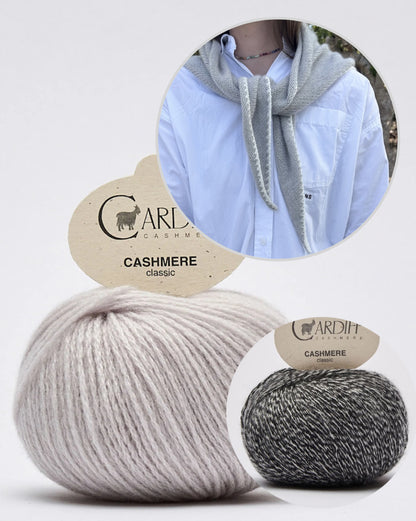 Phoebe Scarf | super easy from Classic Cashmere by Cardiff Cashmere
