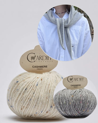 Phoebe Scarf | super easy from Classic Cashmere by Cardiff Cashmere