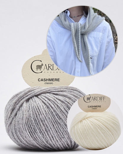 Phoebe Scarf | super easy from Classic Cashmere by Cardiff Cashmere