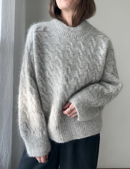 Chandail Shoreline | motif délicat en Fjallalopi et Tynn Silk Mohair