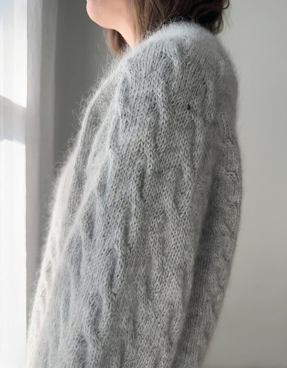 Chandail Shoreline | motif délicat en Fjallalopi et Tynn Silk Mohair