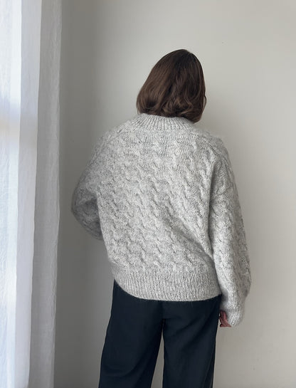 Chandail Shoreline | motif délicat en Fjallalopi et Tynn Silk Mohair