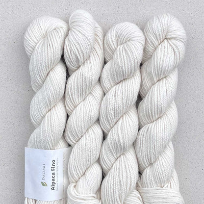 Pascuali Alpaca Fino naturweiß 01