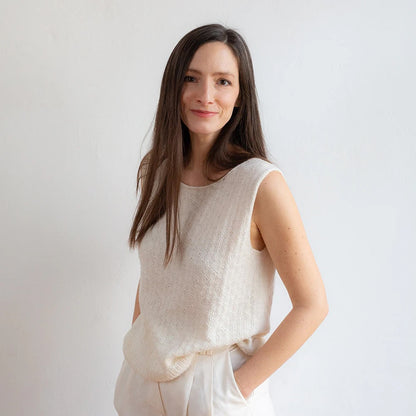 Dandelion Whiff Top | un motif léger en Suave de Pascuali