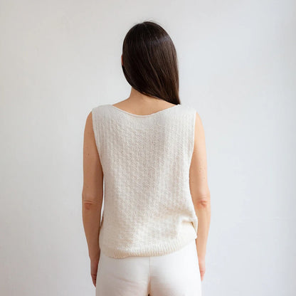 Dandelion Whiff Top | un motif léger en Suave de Pascuali