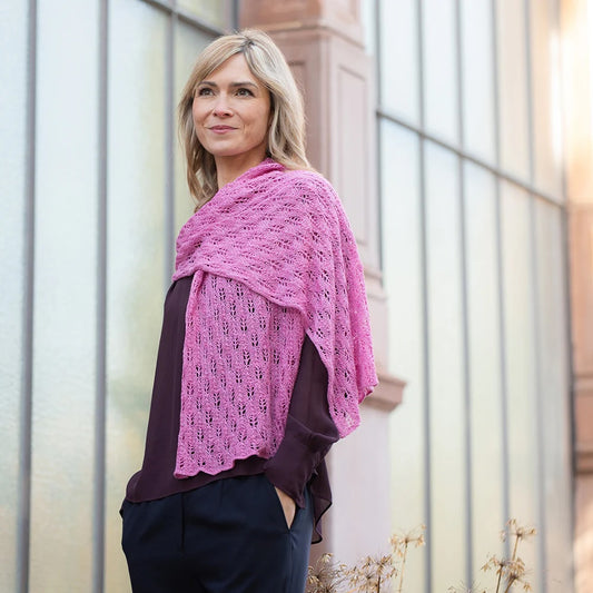 Flower Stole | soft linen stole made from Linen Bloom by Pascuali