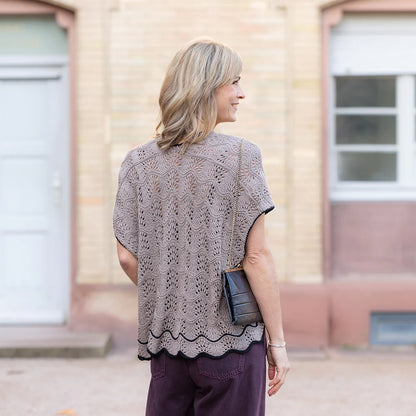 Oyster Shirt | Fine wave pattern from Arctic Pearl by Pascuali