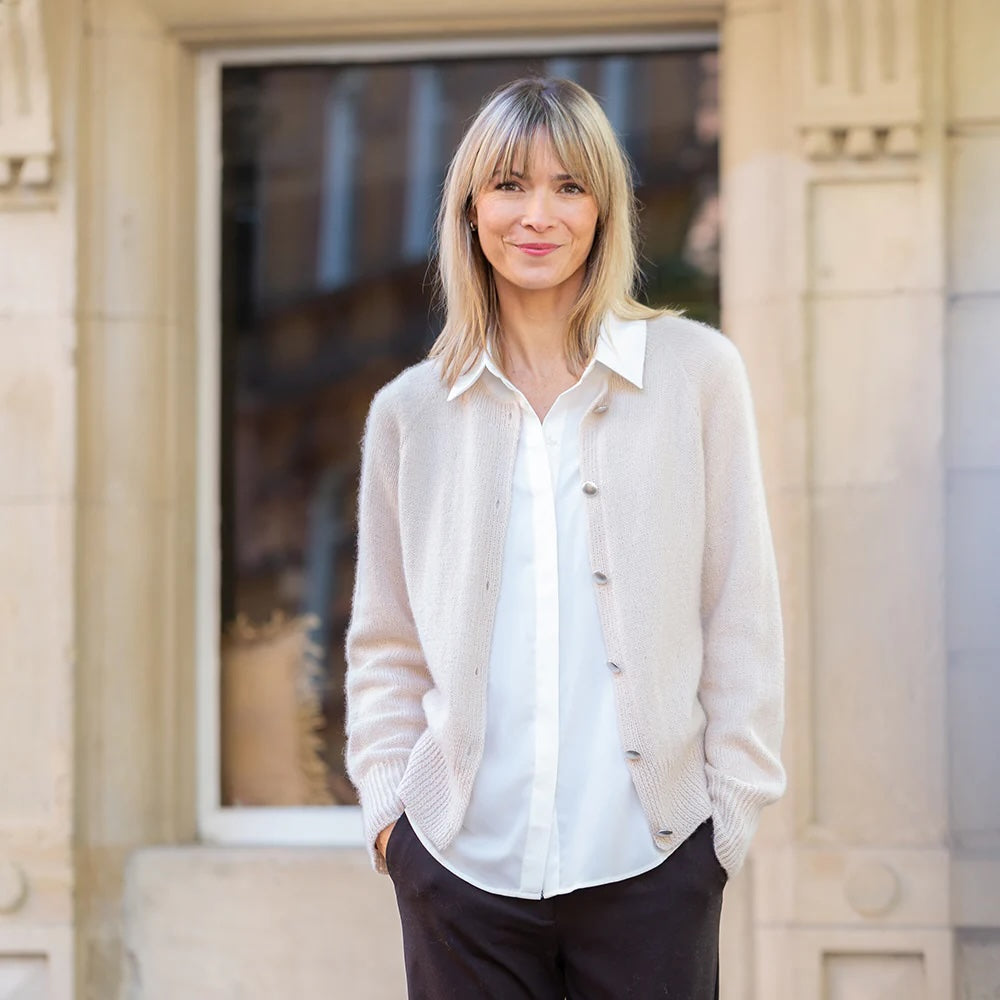 Velvet Line Cardigan | delicate cashmere jacket from Organic Cashmere 6/28 by Pascuali