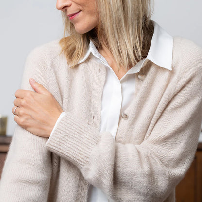 Velvet Line Cardigan | delicate cashmere jacket from Organic Cashmere 6/28 by Pascuali