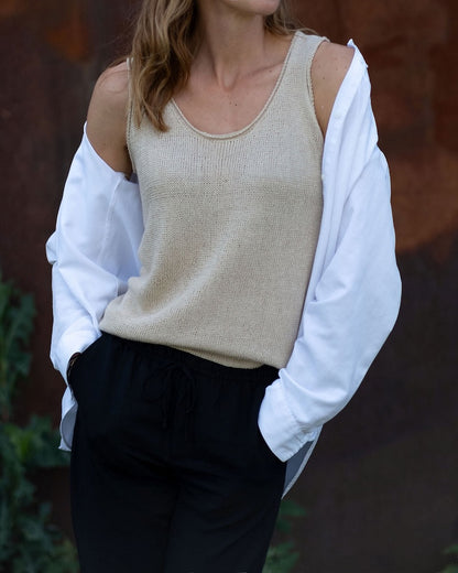 Gisèle Top | simple summer top made from Nepal by Pascuali